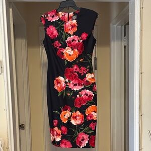 Vince Camuto - Floral Sleeveless Dress - Size 4